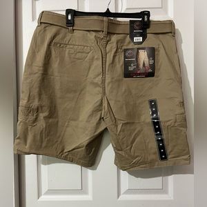 Mens stretch cargo shorts 10”inseam